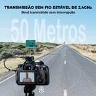 Microfone De Lapela S/ Fio P/ Celular E Câmera - Au-wm820-a1