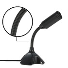 Microfone De Mesa Articulavel Plug And Play Home Office Grava