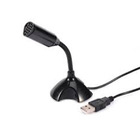 Microfone De Mesa Articulavel Plug And Play Home Office Grava