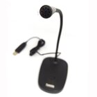 Microfone De Mesa Usb Tomate MT-1050 Com Haste Regulável Flex