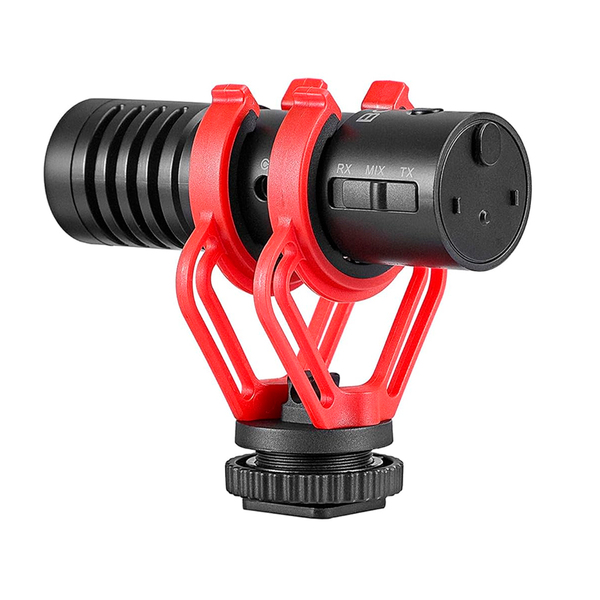 Microfone Duplo Boya By-mm1w P/câmera/smartphone Preto