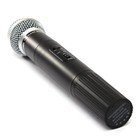 Microfone Duplo Profissional Sem Fio Unidirecional Receptor W
