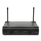 Microfone Duplo Profissional Sem Fio Unidirecional Receptor W