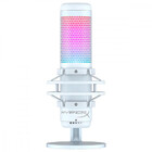 Microfone Gamer Hyperx Quadcast S Antivibração Rgb Usb Branco
