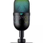 Microfone Gamer Mesa Usb Havit Gk52 Rgb Omnidirecional Cor Pr