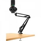 Microfone Gamer Streamplify Mic Armcom Braço Flexível Preto R