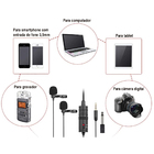 Microfone Lapela Duplo By-m1dm Omnidirecional Condensador