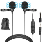 Microfone Lapela Duplo By-m1dm Omnidirecional Condensador