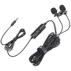 Microfone Lapela Duplo By-m1dm Omnidirecional Condensador