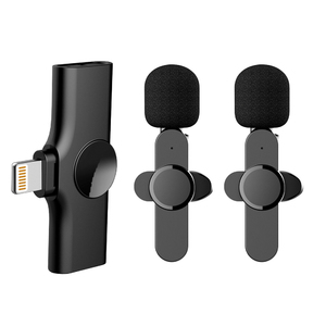 Microfone Lapela Sem Fio Vimai P/dispositivos Ios 2.4g Preto | Leroy Merlin