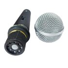 Microfone Metálico Preto Sm58 P4 - Resposta De Freqüências 50