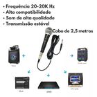 Microfone Profissional Sem Fio E Com Fio 2 Em 1 Wireless