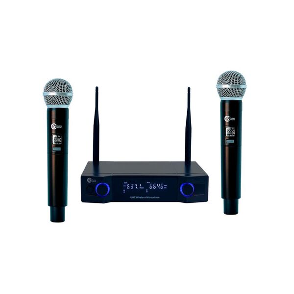 Microfone Sem Fio Bastão Plástico Cw 40 Custom Sound