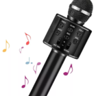 Microfone Sem Fio Karaoke Bluetooth Alto Falante Embutido Usb