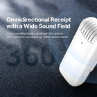 Microfone Sem Fio Ulanzi J12 Lightning Lapela Ios Branco