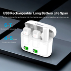 Microfone Sem Fio Ulanzi J12 Usb C Lapela Android Branco