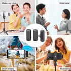 Microfone Sem Fio Ulanzi J-12 Lightning Lapela Ios Preto