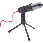 Microfone Sf-666 Com Tripé Condensador Fio De 2m Ideal Para P