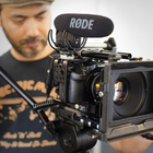 Microfone Shotgun Rode Videomic Pro Para Câmera Preto