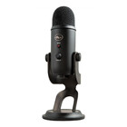 Microfone Steaming Condensador Usb Logitech Blue Yeti Preto