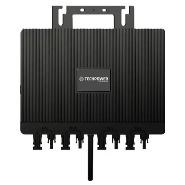 Microinversor 2kw 220v Monofásico 4mppt Com Wifi Techpower