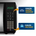 Microondas Mondial Mo-01-21-b 1200w 21 Litros 10 Níveis De Po