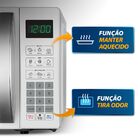 Microondas Mondial Mo-01-21-w 1200w 21 Litros 10 Níveis De Po