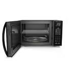 Microondas Panasonic Dupla Refeição 34l Black Glass Nn-st66nb