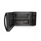 Microondas Panasonic Dupla Refeição 34l Black Glass Nn-st66nb
