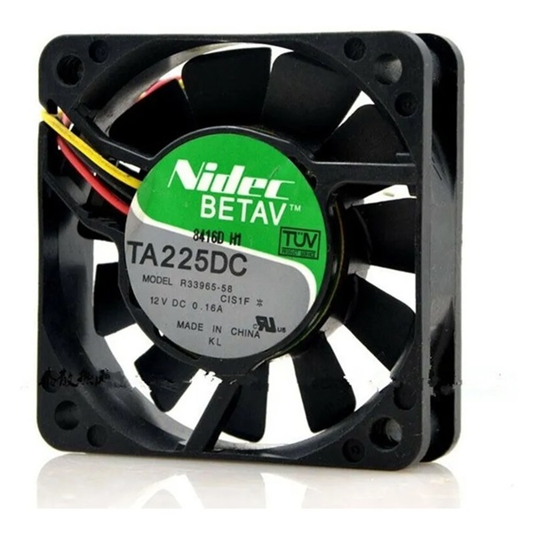 Microventilador 60x60x15mm 12v Alto Desempenho  Durabilidade