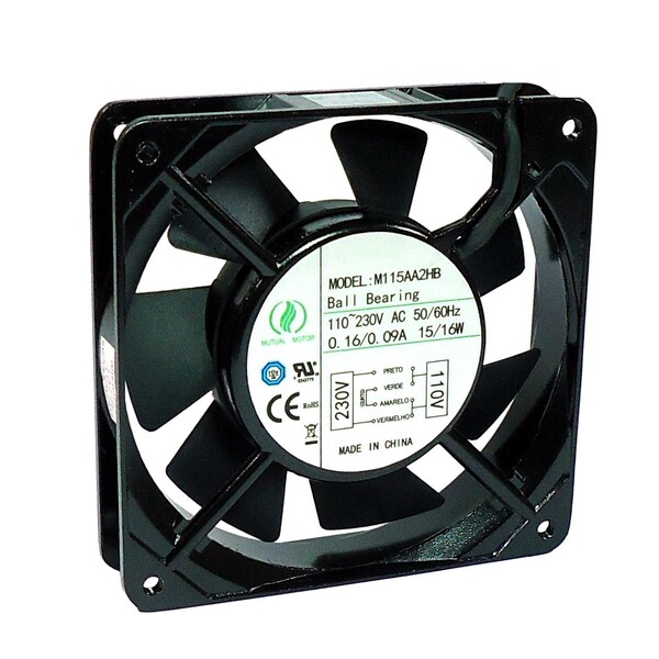 Microventilador Axial 120x120x25mm Adda M115aa2hb Bivolt