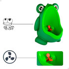 Mictório Infantil Portátil Penico Treinamento Para Meninos Mo