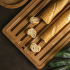 Migalheira Madeira Teca 45x30x2cm