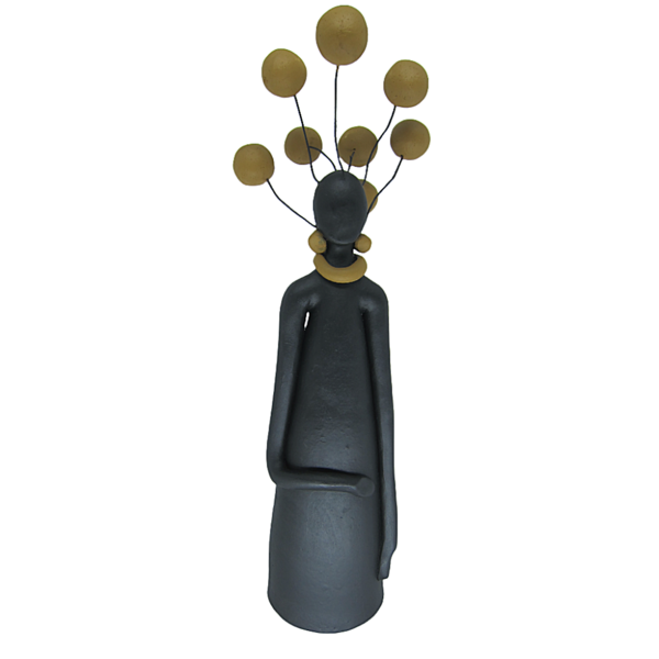 "Milonguetas" - Escultura em Cerâmica - Mestra Nicinha Otília