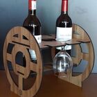 Mini Adega Mdf Para 03 Garrafas