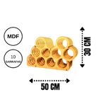 Mini Adega Mdf Para 10 Garrafas