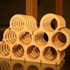 Mini Adega Mdf Para 10 Garrafas