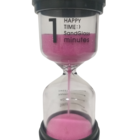 Mini Ampulheta Rosa 1 Minuto