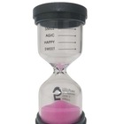 Mini Ampulheta Rosa 5 Minutos