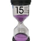 Mini Ampulheta Roxa 15 Minutos