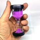 Mini Ampulheta Roxa 15 Minutos