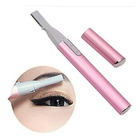 Mini Aparador Elétrico Sobrancelhas Buço Depiladora - Rosa -