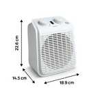 Mini Aquecedor Termoventilador 1500W 127V (110V) Equation