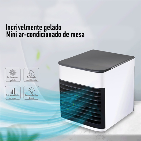 Mini Ar Condicionado Climatizador Humidificador Portátil Arct
