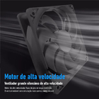 Mini Ar Condicionado Climatizador Humidificador Portátil Arct