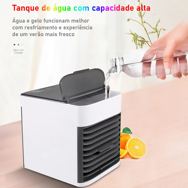 Mini Ar Condicionado Climatizador Humidificador Portátil Arct