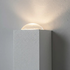 Mini Arandela Branca 7 5cm Led 1w 3000k Bivolt Ip54