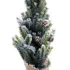 MINI ARVORE NATAL NEVADA BASE JUTA 42CM