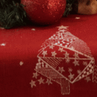 Mini Árvore para Mesa Plástico Ouro 30x10x10cm Cromus