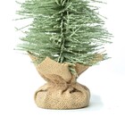 Mini Árvore para Mesa Plástico Verde 30x12x12cm Cromus